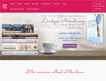 Tablet Screenshot of lindzeearmstrong.com